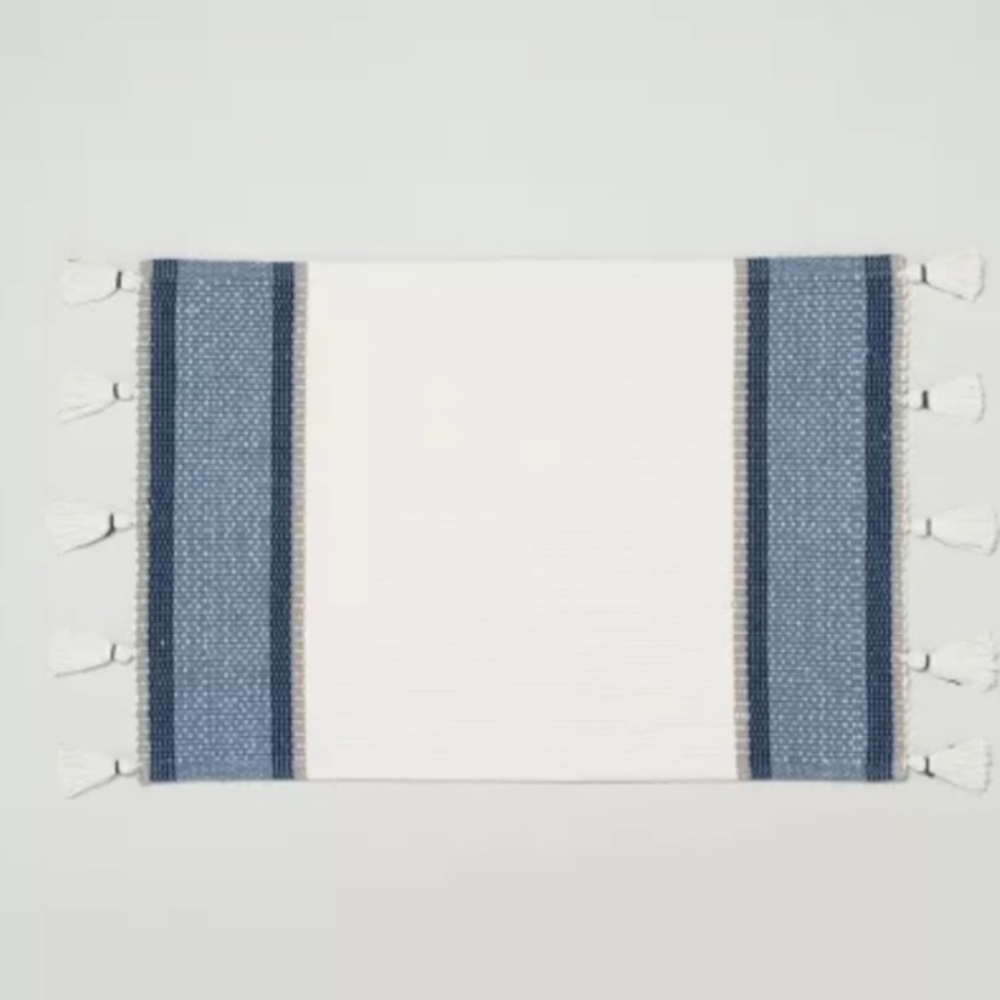 Hearth & Hand™ with Magnolia blue and white rug